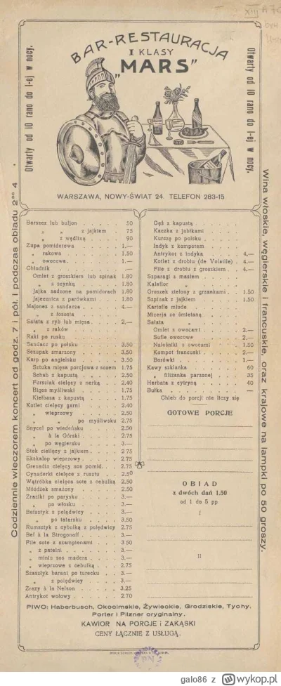 galo86 - Jak jadano w przedwojennej Polsce? Cześć 1. 
W samej Warszawie każdego roku ...