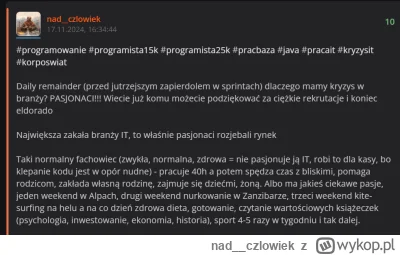 nad__czlowiek - #programowanie #programista15k #programista25k #pracbaza #java #praca...