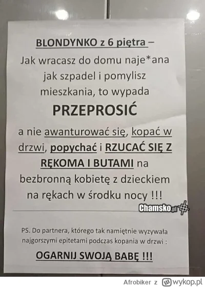 Afrobiker - #heheszki 

I tak się powoli żyje w tych blokach ( ͡º ͜ʖ͡º)