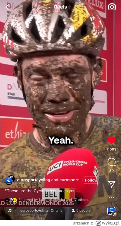 Drzamich - Typowy pedalarz po skończonej zabawie z kolegami
#kolarstwo #przelaj #cx #...