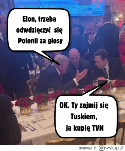 dsliwa2 - #memy #musk #trump #tusk #tvn xD #niesmiesznyzart #czarnuhumor
znalezione n...
