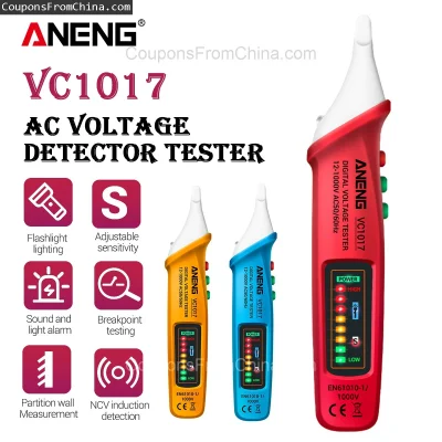 n____S - ❗ ANENG VC1017 AC Voltage Detector Tester
〽️ Cena: 3.86 USD
➡️ Sklep: Aliexp...