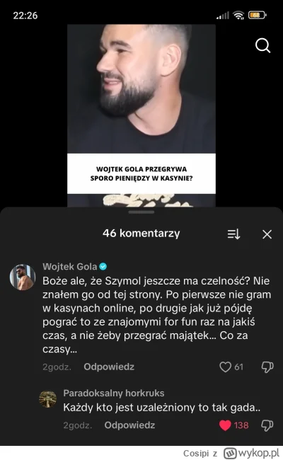 Cosipi - Mamy nowy czuły punkt do atakowania Gola sa xDDDDDDDDD 
#famemma