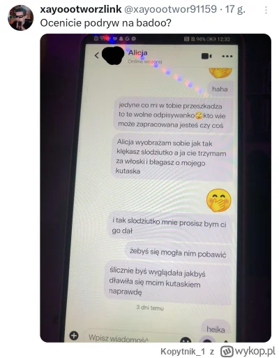 Kopytnik_1 - #tinder #badoo #podrywajzwykopem #rozowepaski #przegryw #bekazpodludzi

...