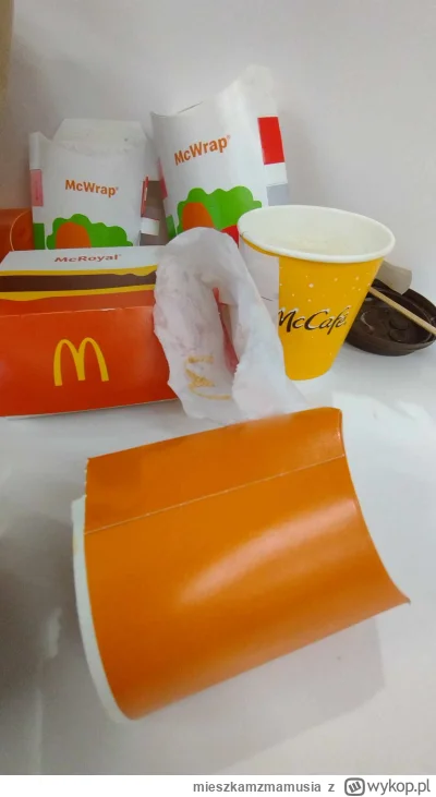 mieszkamzmamusia - #przegryw Właśnie spożyłem jedzenie z McDonald's, które obecnie je...