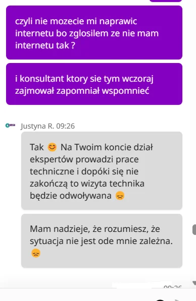 szavic - UPC - nieudolność, brak internetu i kompletny brak szacunku od 20.04!

Hej! ...