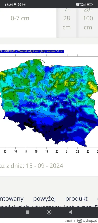 cinu4 - Widziałem już kilka wpisów o tym, że na Podkarpaciu susza. Dobrze, że wykopow...