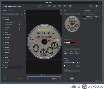 nativ - @gargantel: hej robiłem w Watch face studio
Pracuje nad kolejną tarczą wodomi...