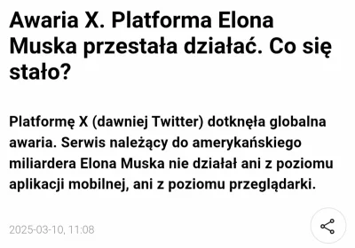 Lolenson1888 - Dzisiaj praktycznie przez cały dzień, z przerwami, nie działa Twitter/...