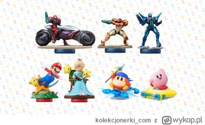 kolekcjonerki_com - Nintendo zapowiedziało nowe figurki amiibo z Kirby Air Riders, Su...