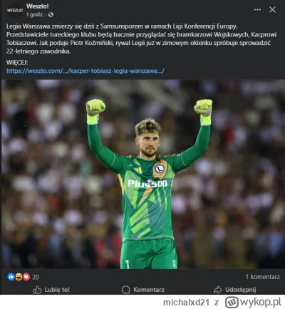 michalxd21 - to ja już wolałbym zostać w tej Legii i budować tu swoją legendę niż pój...