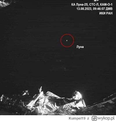 Kumpel19 - Zdjęcie przedstawia Księżyc. Fotografia została wykonana z kosmosu przez r...