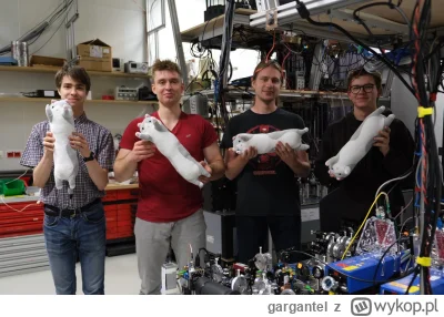 gargantel - @Kurczak2022: Studenci w laboratorium prezentujący obrót kotów Schrödinge...