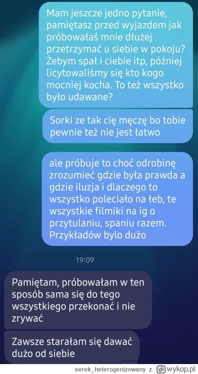 serek_heterogenizowany - @curiousboi: wiem, ona przestała mnie kochać już 2 miesiące ...