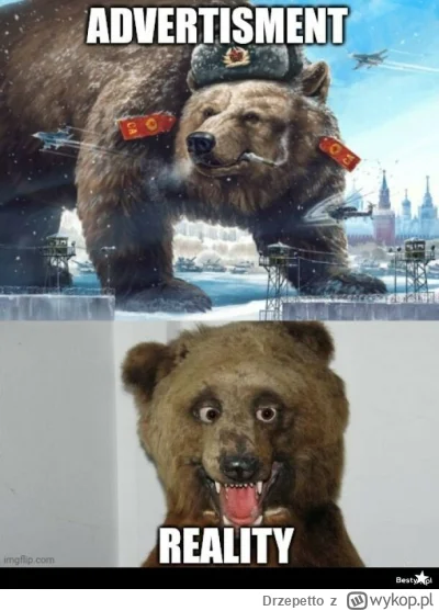 Drzepetto - Z tego wynika, że ten ruski niedźwiedź to taki bardziej troskliwy miś- ws...
