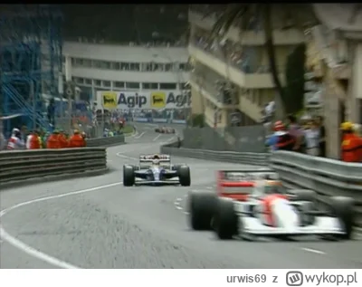 urwis69 - A pamiętacie ostatnie okrazenie GP Monako 1992 i walke Senny z Nige_em Mans...