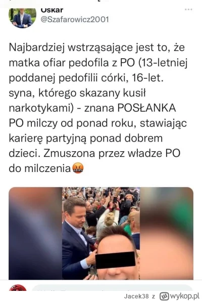 Jacek38 - @Reno6: Ty masz w zakesie obowiązków bronienie każdej pisowskiej szumowiny ...