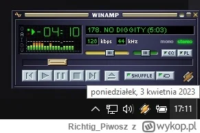 Richtig_Piwosz - @Poldek0000: 
Od blisko ~17 lat: Winamp 5.1 Surround Edition