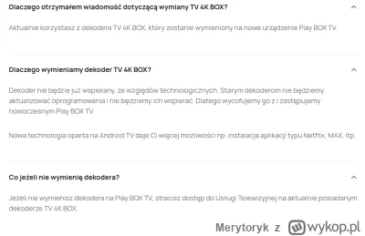Merytoryk - No dobra, to kiedy niby wyłączą mi telewizję jeśli nie wymienię dekodera ...