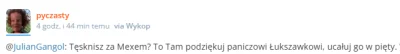 gr0m1t - Drzazga w dupie do dziś, bo Mexicano nie nagrywa już bułki z jajkiem w rowie...