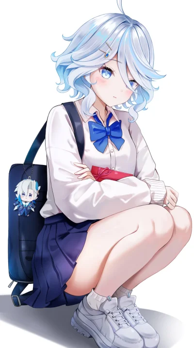 OttoFlick - #randomanimeshit #anime #schoolgirl #genshinimpact #neuvillette #furina #