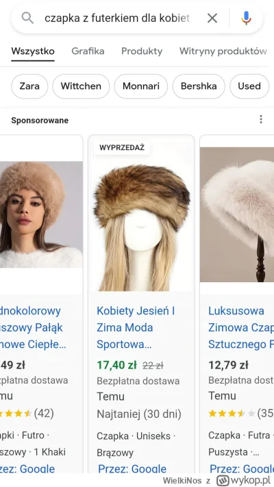 WielkiNos - @Anoncio2111 przecież to jest zwykła czapka, modna z resztą teraz. Wam se...