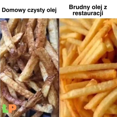 FeniFiker - #gotujzwykopem  czemu tak jest? To przez to że w restauracjach jest frytu...