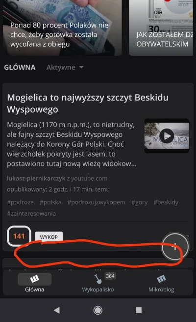 BorysKafarov - Reminder że na mobilnej stronie wykopu do tej pory tapnięcie w obszar ...