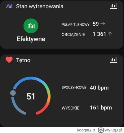 scorp02 - @scorp02: Tętno spoczynkowe maleje, obciążenie rośnie. Jest gut. Sehr gut!