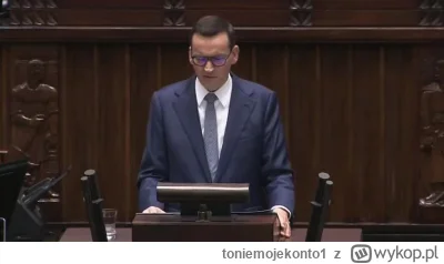 toniemojekonto1 - Morawiecki jednym zdaniem wyraził więcej niż 1000 słów. 

Pytanie c...