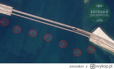 smooker - #ukraina #rosja #wojna #krym #copypast 
 Wzdłuż mostu krymskiego natychmias...