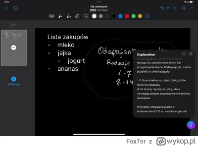 Fox7er - @czarny_pisak Notability, Nebo mają konwersje tekstu na polski. Problem w ty...
