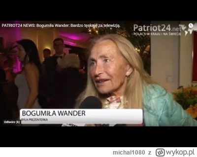 michal1080 - Bardzo szkoda, ostatnie kilka lat żyła z chorobą Alzhaimera. Legenda TVP...