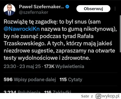 Sabr - > Szaszetki z nikotyną bez tytoniu są legalne w Polsce i dokładnie to on bierz...