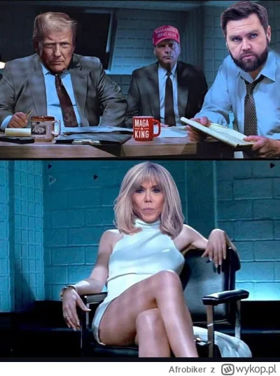 Afrobiker - #heheszki #usa #francja 

Emmanuel Macron i jego małżonka Brigitte planuj...