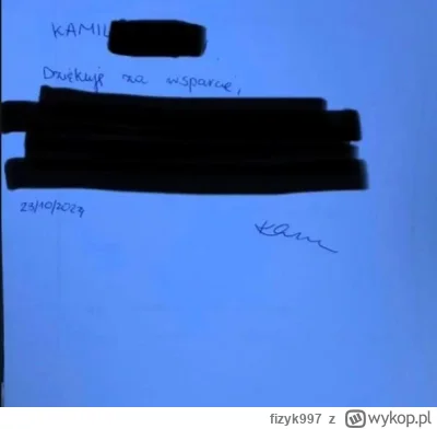 fizyk997 - Myślicie, że ten liścik miał wpływ na decyzję sądu? A może na to, że Pan r...