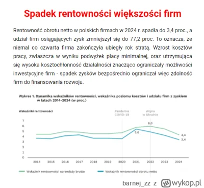 barnej_zz - Z każdej złotówki przychodu w polskich firmach zostaje obecnie średnio 3,...