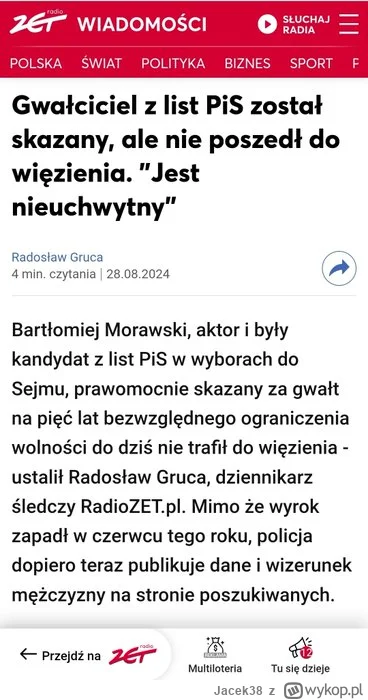 Jacek38 - >U nas to akurat PO najgłośniej broniło pedofila z KO, twierdząc, że ma pra...