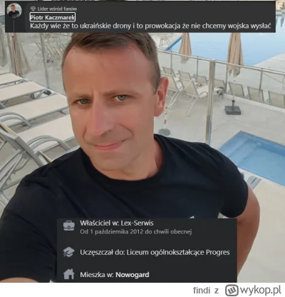 findi - #polskieonuce
Czy to prawda, że :
Piotr Kaczmarek właściciel firmy Lex-Serwis...