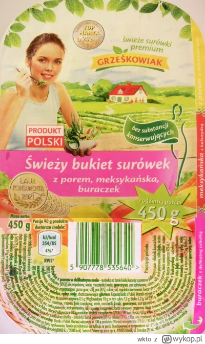 wkto - #listaproduktow
#surowkagotowa z porem, meksykańska, buraczek Grześkowiak #grz...