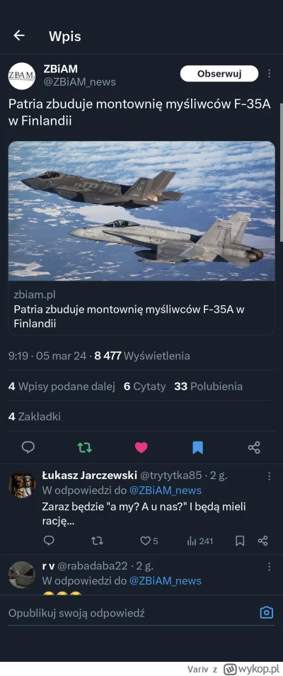Variv - #bekazpisu #polska #wojsko #militaria 


https://twitter.com/ZBiAM_news/statu...