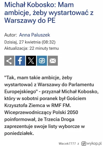 Wacek7777 - Takie małe info dla tych co uwierzyli w #marneprowo #krzysztofziemiec w I...
