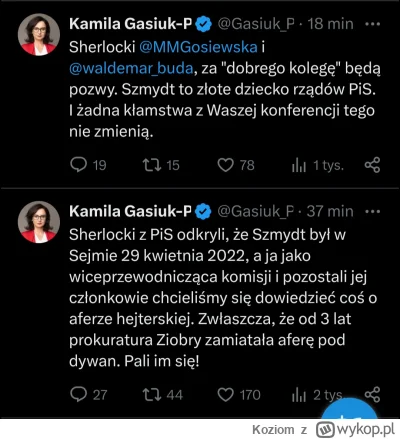 Koziom - Myszka agresorka odpowiada na głupoty Budy i Gosiewskiej.
#polityka #sejm #b...