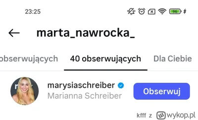 kfff - #famemma Pani prezydentowa Nałrokowa obserwuje na instagramie Mariankę. Nieźle...