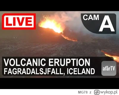 MG78 - Ja od siebie dodam, że erupcję można oglądać na żywo 24/h przez kamerę interne...