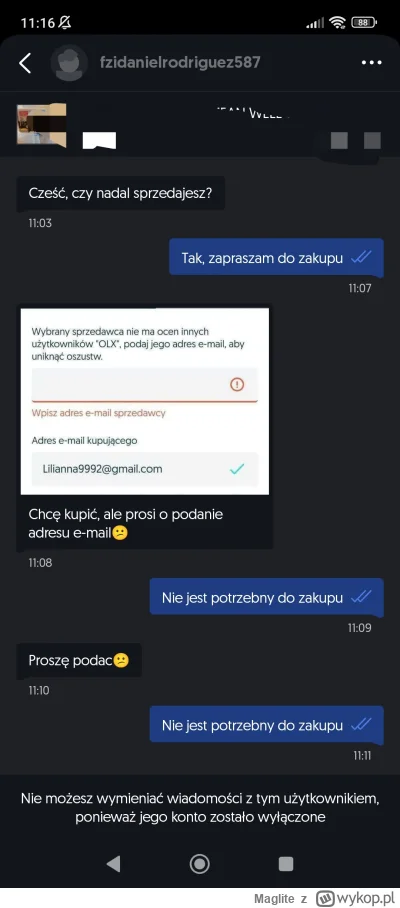 Maglite - Mój pierwszy scam. Jestem szczęśliwy ;)
#olx #scam
Tak się zastanawiam, co ...