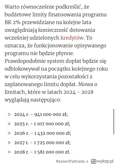 RyszardTyDraniu - @mickpl należy tez pamiętać, ze pula przeznaczona na dopłaty nie je...