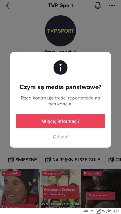 Sin- - Świat stanął na głowie. Chińska appka ostrzega mnie przed propagandą PiSu. O C...