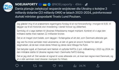 ZapomnialWieprzJakProsiakiemByl - #ukraina #wojna #dania
https://twitter.com/NOELrepo...