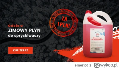 emerjot - #promocje #samochody
Zimowy płyn do spryskiwaczy za 1 PLN w iparts.pl
Jak m...